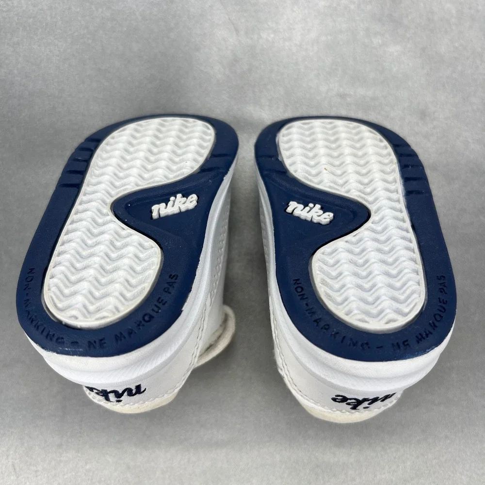 Nike Air Grand Stand TD Infant Size 2C White Navy Vintage 2000 Shoes 85025-141